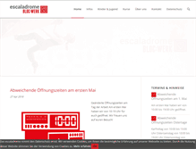Tablet Screenshot of escaladrome.de